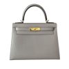 Hermes Kelly 28 Gris Asphalt Epsom Sellier